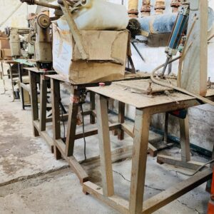 Lote x3 prensas neumáticas en hierro (90x45x1,30m.)