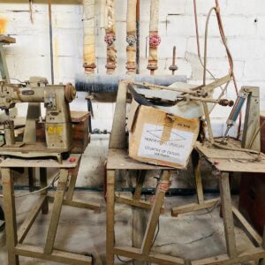 Lote x3 prensas neumáticas en hierro (90x45x1,30m.)