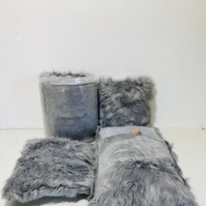 Lote x10 almohadones color gris