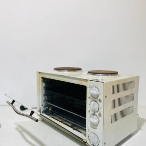 Lote x3 artículos: horno eléctrico, radio y luz de camping