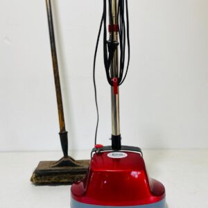 Lote x2 artículos: lustradora manual antigua + enceradora/lustradora Kassel