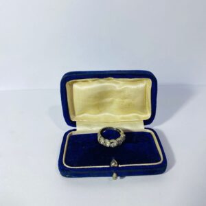 Anillo medio sin fin en plata 925