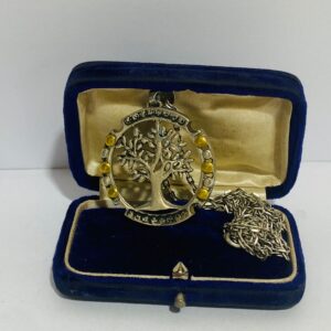 Cadena y colgante en plata: Árbol de la vida