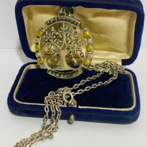 Cadena y colgante en plata: Árbol de la vida