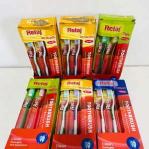 Lote x6 cajas de 12 cepillos dentales