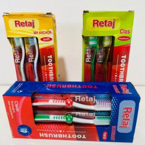 Lote x3 cajas de 12 cepillos dentales