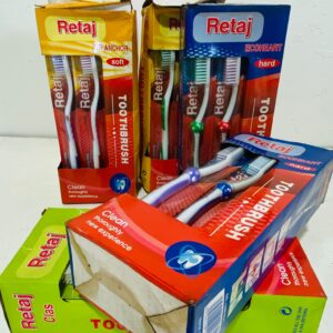 Lote x6 cajas de 12 cepillos dentales