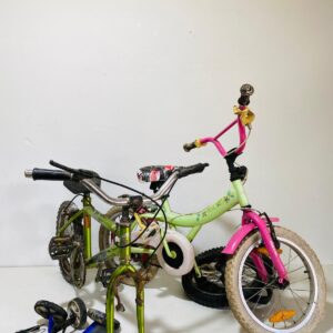 Lote x8 artículos: bicicletas con faltantes y otros