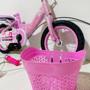 Bicicleta de niña color rosa (desarmada)