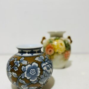 Lote x2 floreros : diseño flores