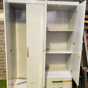 Ropero en MDF 4 puertas, color blanco