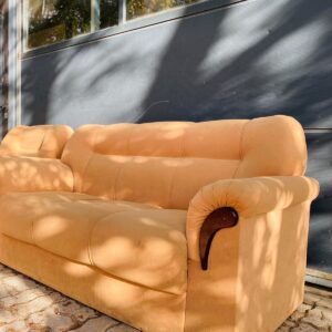 Juego de sillones, color amarillo