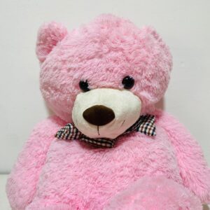 Oso de peluche, color rosa: 1,24m altura