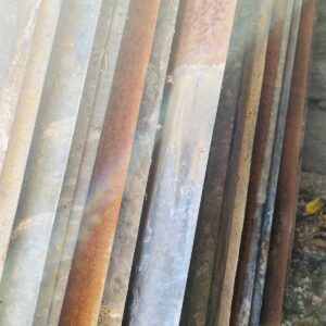 Lote x23 chapas, 2,74 x 0,67m