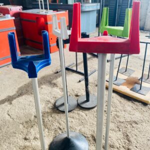 Lote x4 porta rollos para bolsa (de pie)
