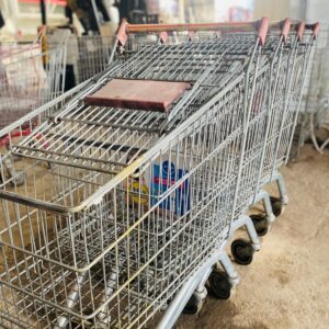Lote x4 carros de supermercado