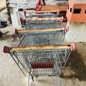Lote x4 carros de supermercado