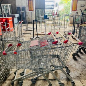 Lote x3 carros de supermercado