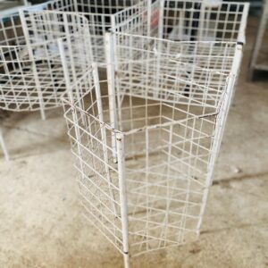 Lote x4 canastos metálicos para ofertas