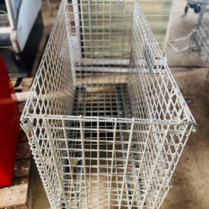 Jaula rodante galvanizada 1,20 x 0,90 m