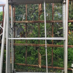 Lote x3 marcos de aluminio con tejido 2,00 x 1,50 m