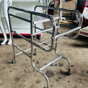Mesa rodante en acero inoxidable