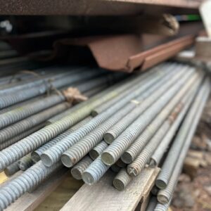 Lote x20 varillas macizas galvanizadas para anclaje 6,00 m