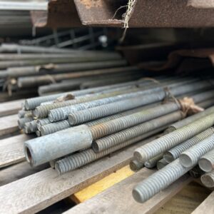 Lote x20 varillas macizas galvanizadas para anclaje 6,00 m