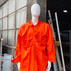Lote x6 camisas de trabajo, color naranja