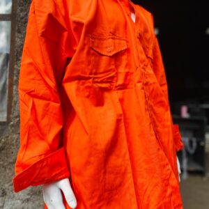 Lote x6 camisas de trabajo, color naranja