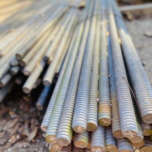 Lote x50 varillas galvanizadas con rosca, macizas 6 m