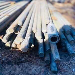 Lote x50 varillas galvanizadas con rosca, macizas 6 m