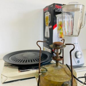 Lote x10 artículos: licuadora, dvd, grill, primus y otros