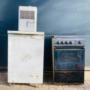 Lote x3 artículos: cocina Brastemp, Frezer Punktal y humificador Midea