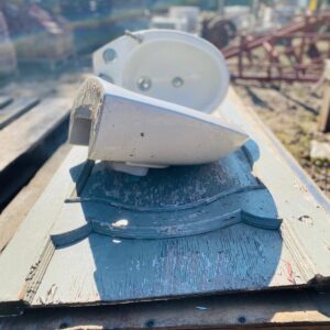 Lote x5 artículos: bidet, bacha + 3 hojas de puerta