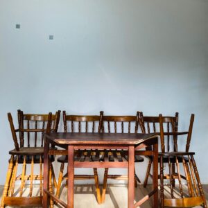 juego de comedor: 6 sillas (madera)