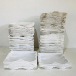 Lote x285 bandejas descartables