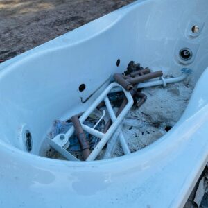 Lote x2 yacuzzi con motor + griferías. Con detalles