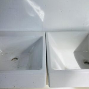 Lote x2 bachas en cerámica
