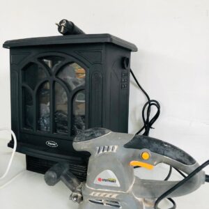 estufa halógena + tostadora + lijadora