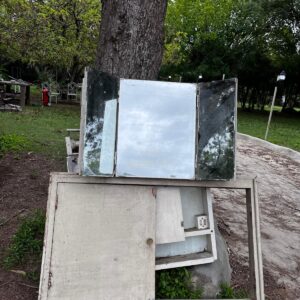 Lote x2 botiquines 3 puertas + marco de ventana