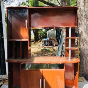 Mueble de cocina marrón, 3 puertas