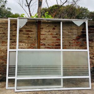 Lote x2 mamparas en aluminio