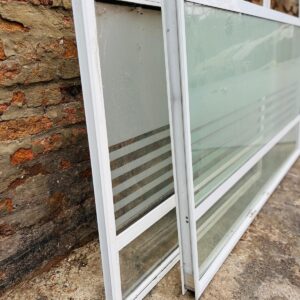 Lote x2 mamparas en aluminio