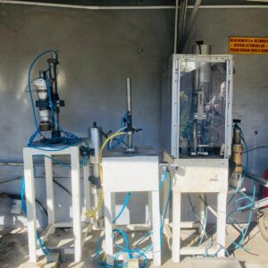 Lote x3 envasadora de aerosoles semi automática seccional