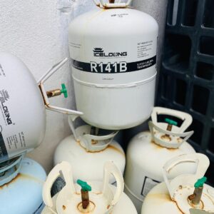 Lote x125 garrafones de gas refrigerante vacios