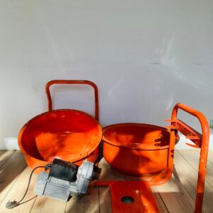 Hormigonera desarmada con faltantes