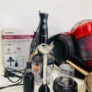 Lote x1 aspiradora + mixer completo + sartén con tapa de vidrio