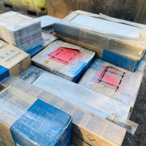 Lote x32 mt2 de cerámicas, guardas y mosaicos
