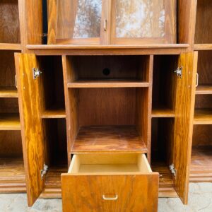 Mueble de comedor: 2 tramos + mueble rodante + estantes